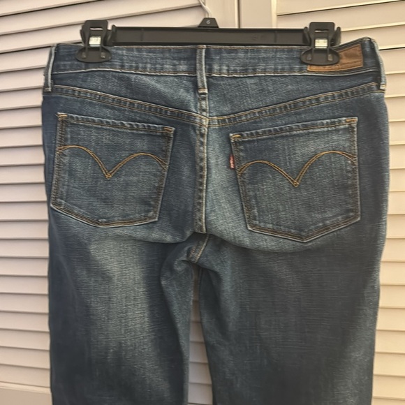 Levi’s Slight Curve Classic Boot Cut Jeans 6/28 EUC Dark Denim - Picture 4 of 6